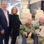 michael and shereen pollak with tom stafford and gene cernan
